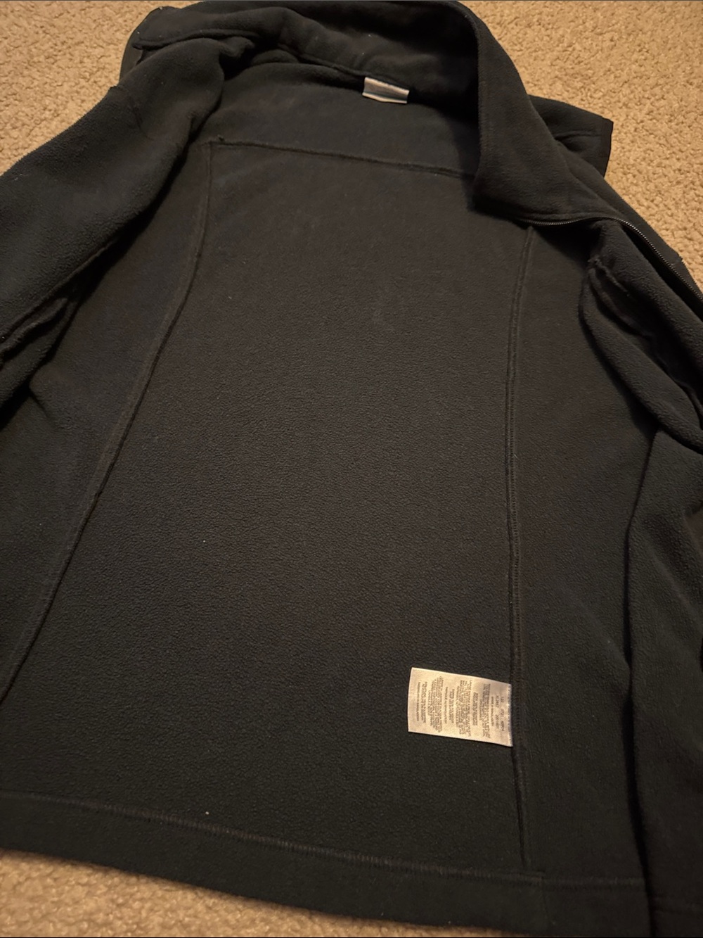 Columbia Black Fleece Vest - Picture 4 of 5